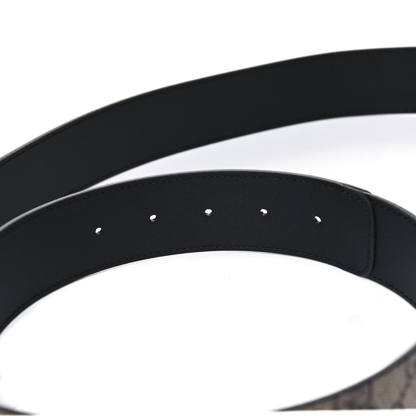 GG Supreme Monogram Suede Dionysus 40mm Belt 100 40 Beige Black