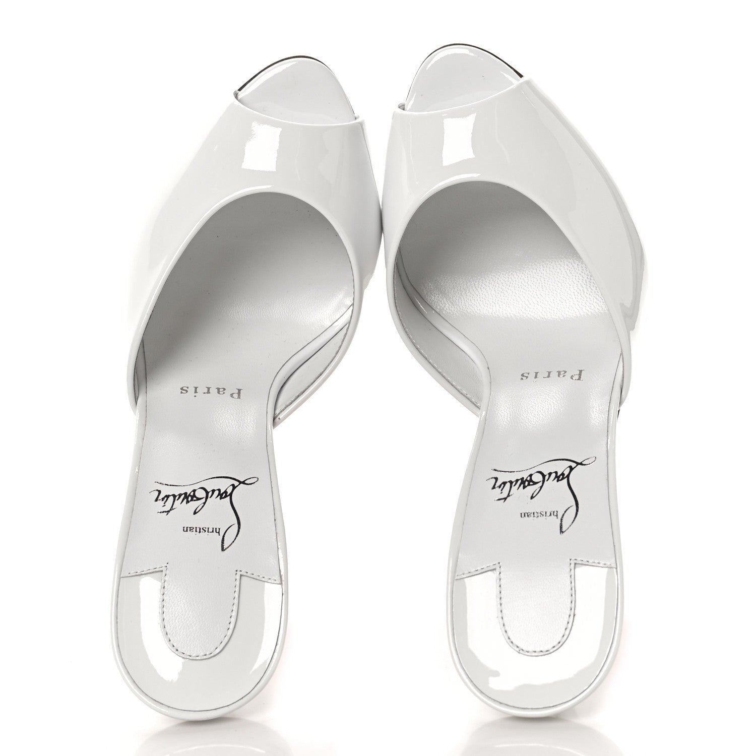 Christian Louboutin Patent Me Dolly 100 Sandals 37 White 2 of 10