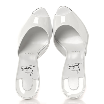 Christian Louboutin Patent Me Dolly 100 Sandals 37 White 2 of 10