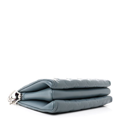 Louis Vuitton Lambskin Embossed Monogram Coussin Blue Glacier 4 of 10