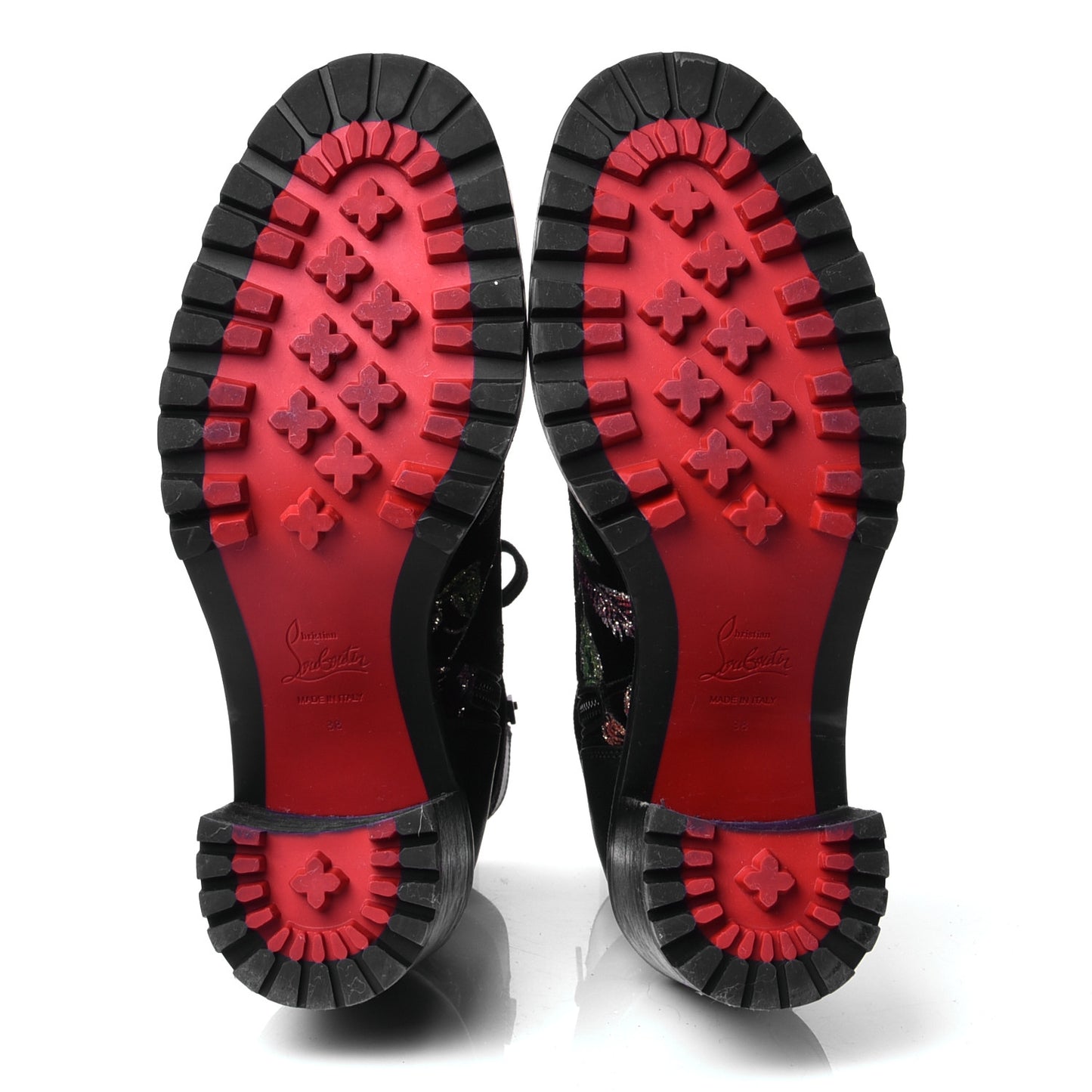 Velvet Ingrassato Spike TS Croc 70 Boots 38 Black Multi
