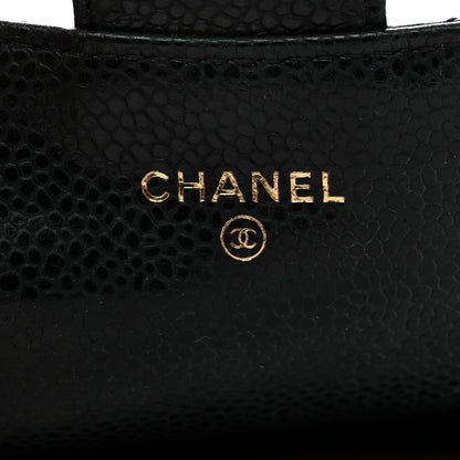 Chanel Caviar Quilted Flap Card Holder Black 6 of 8