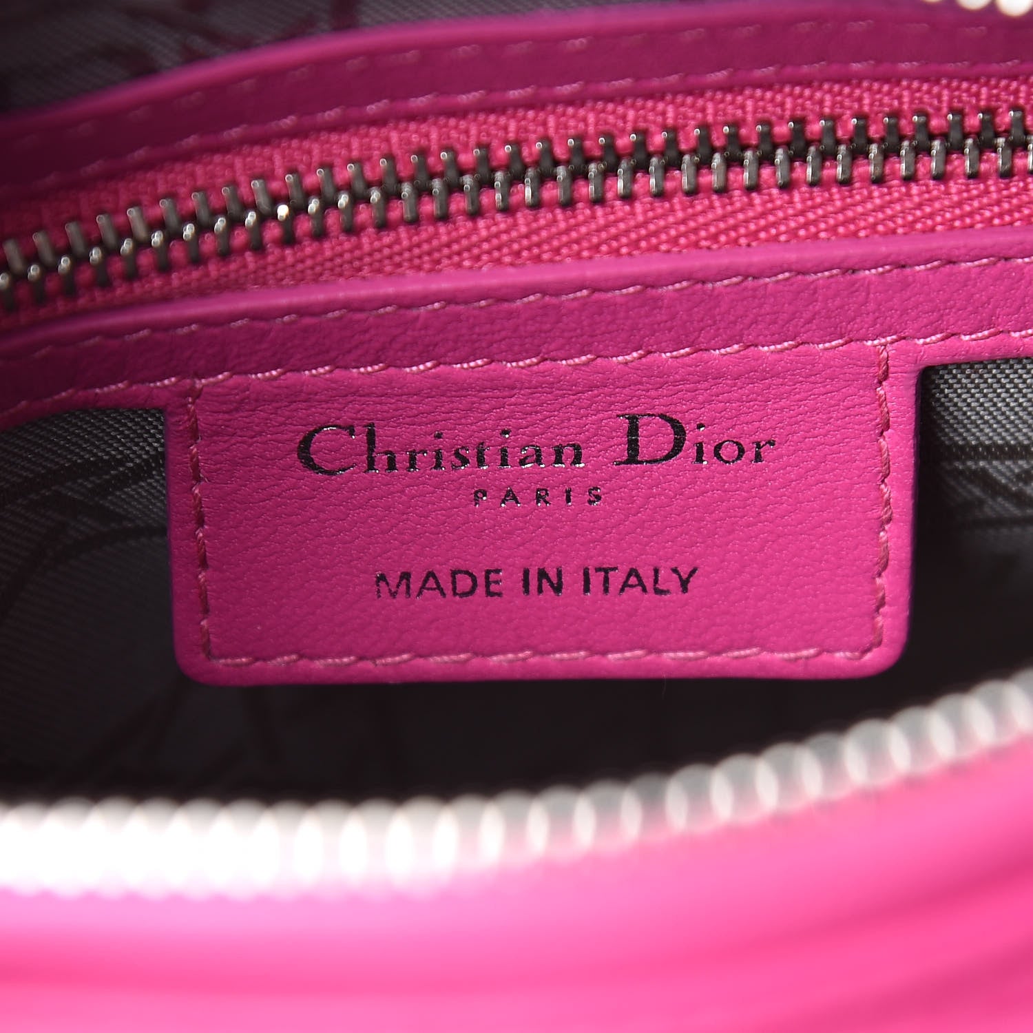 Christian Dior Lambskin Cannage Medium Lady Dior Pink 6 of 9
