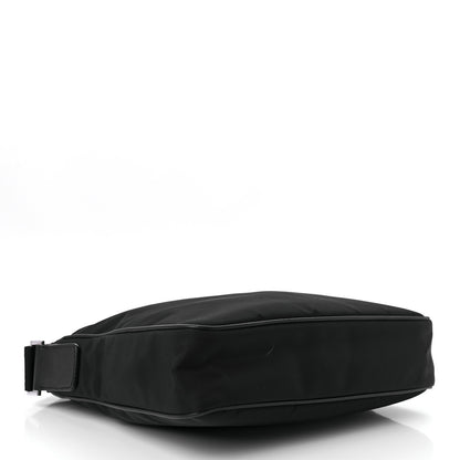 Prada Tessuto Nylon Saffiano Flat Messenger Bag Black 4 of 10