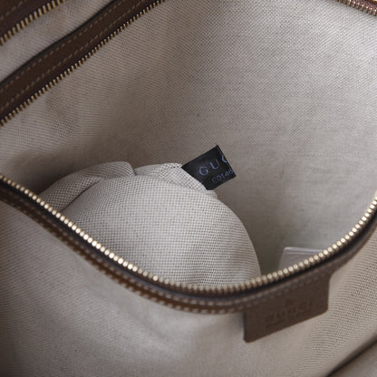 Gucci Monogram Medium Bree Zippered Tote Beige Tabacco 10 of 11