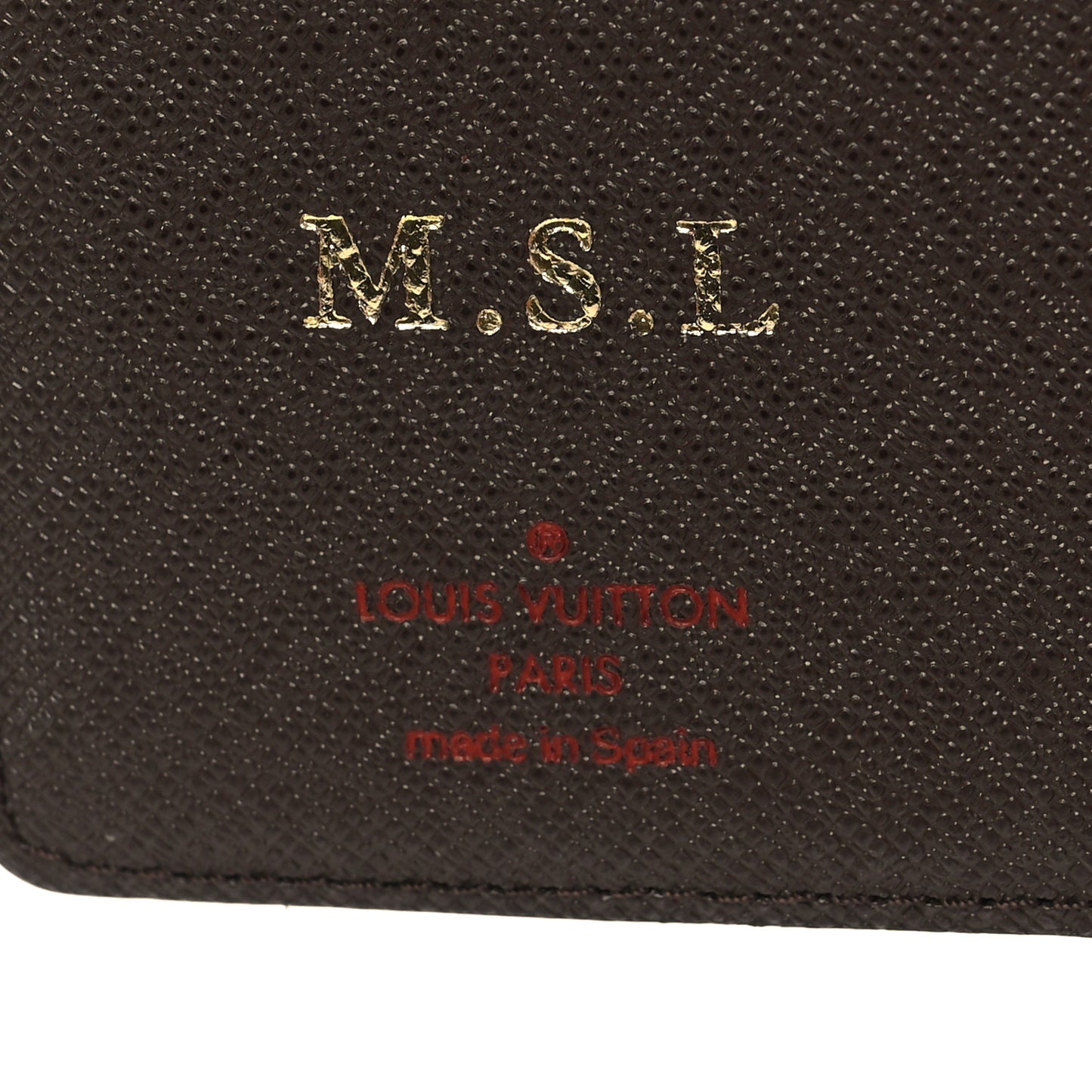 Damier Ebene Small Ring Agenda Cover