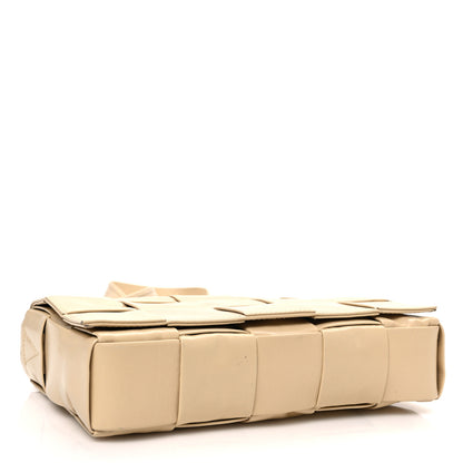 Bottega Veneta Paper Calfskin Maxi Intrecciato Cassette Crossbody Bag Porridge 4 of 13