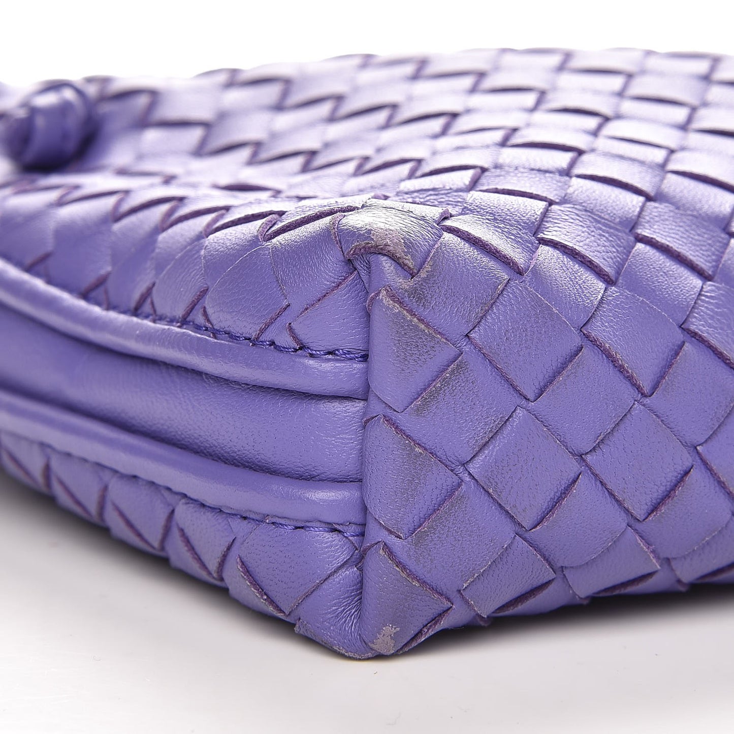 Nappa Intrecciato Pillow Crossbody Lavender