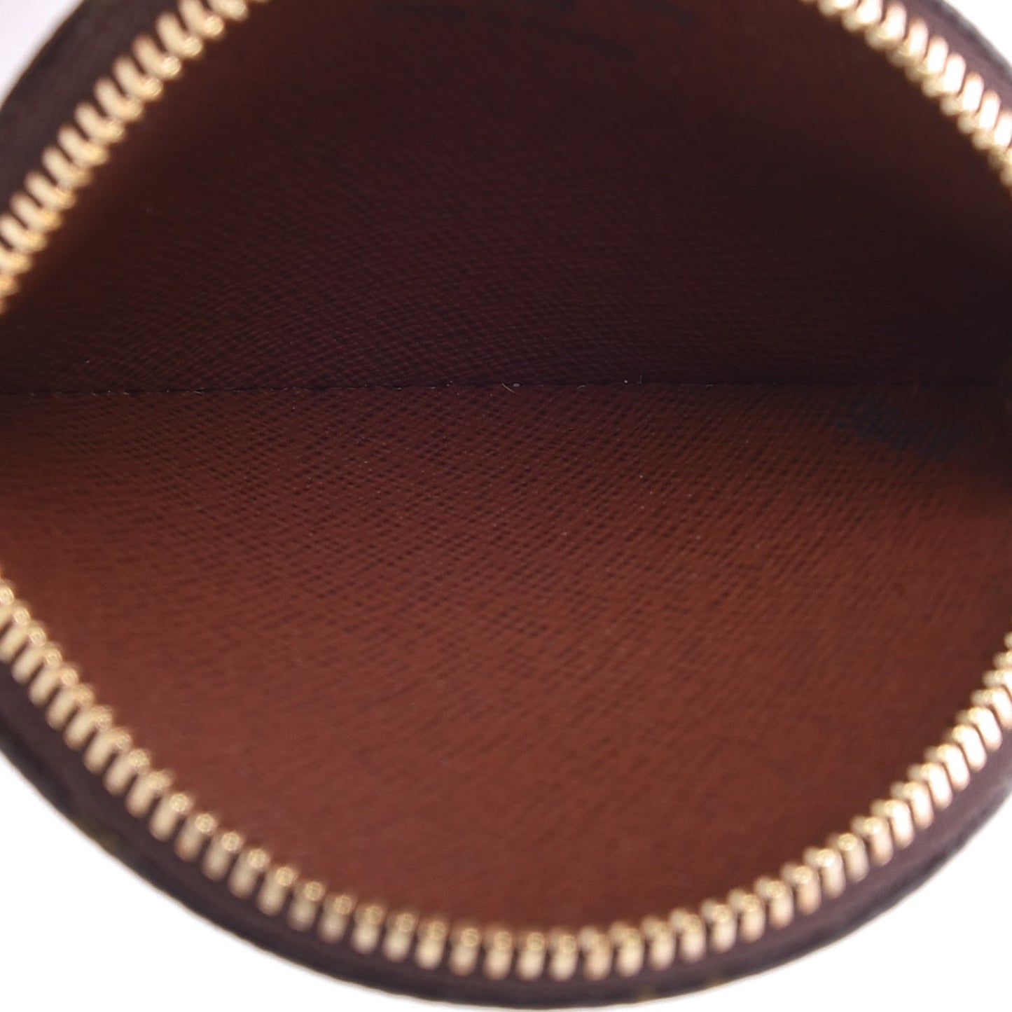 Monogram Round Coin Purse