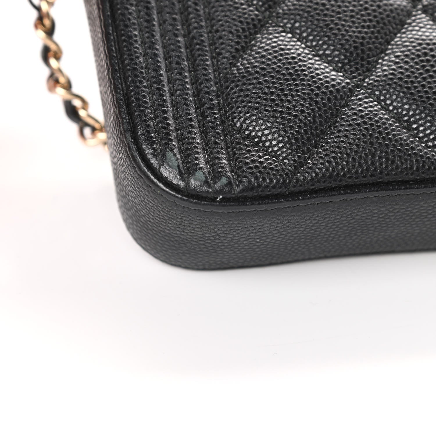 Chanel Caviar Quilted Small Boy Clutch With Chain Black 15 of 17