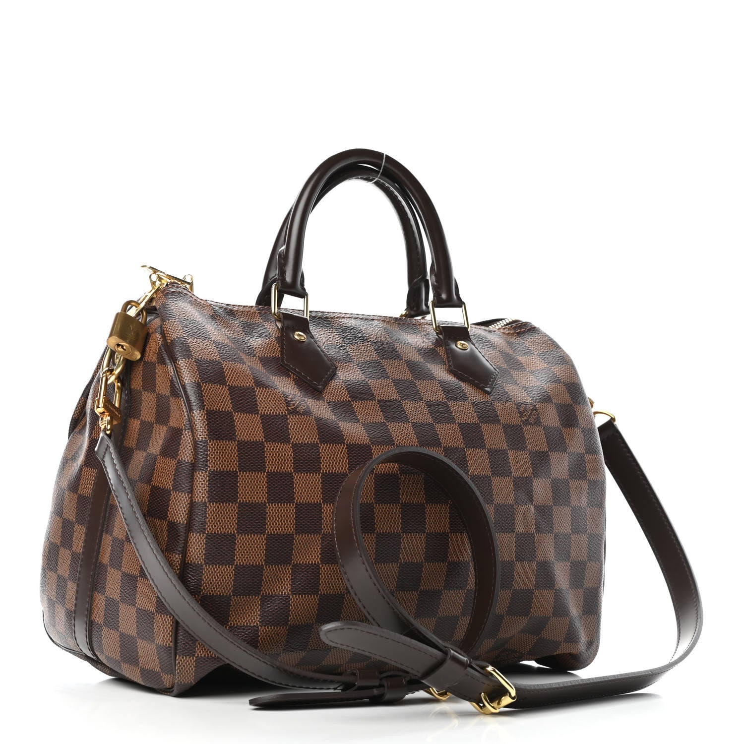 Louis Vuitton Damier Ebene Speedy Bandouliere 30 2 of 4