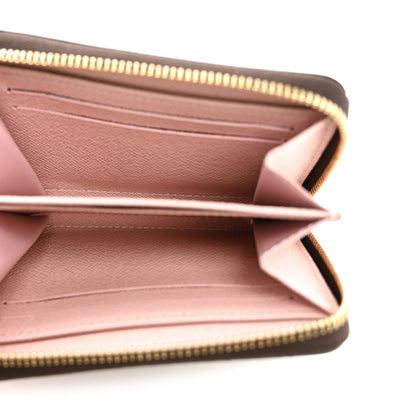 Louis Vuitton Damier Ebene Zippy Coin Purse Rose Ballerine 5 of 6