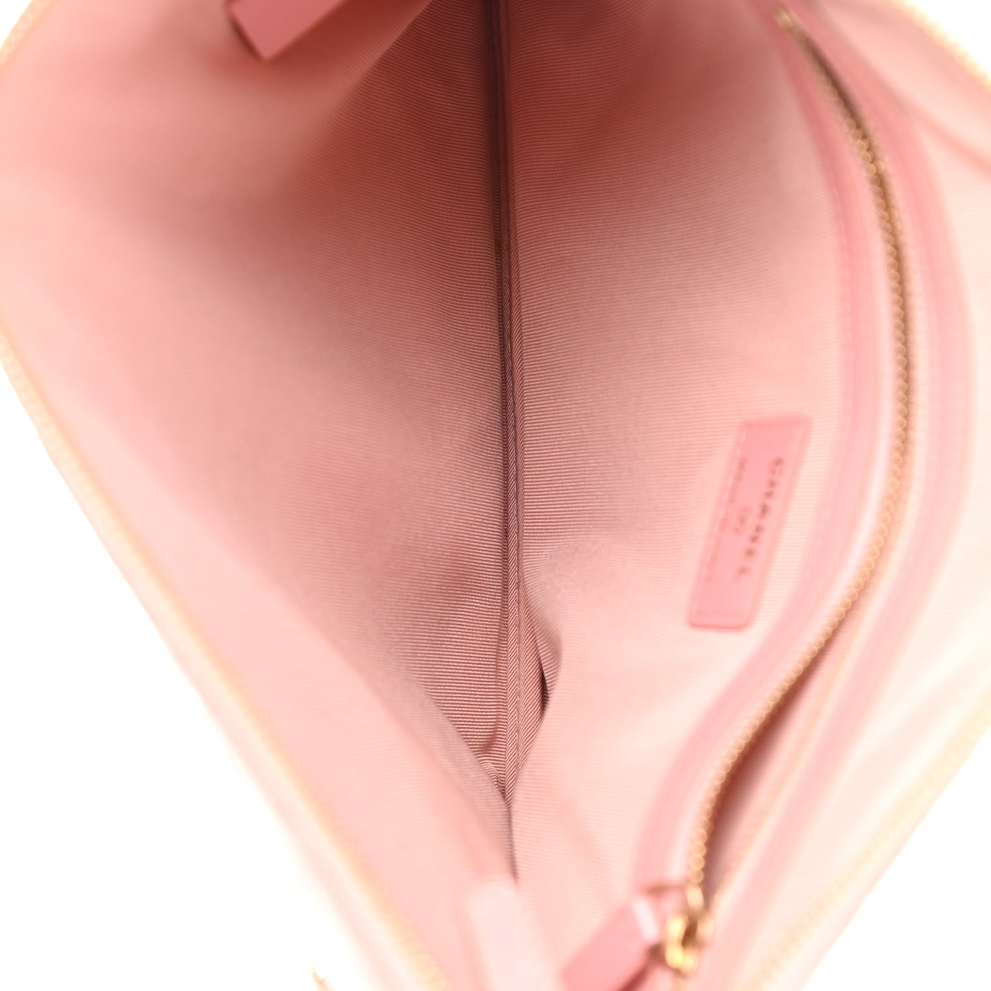 Iridescent Caviar Medium Night by the C Pouch Clutch Rose Pink