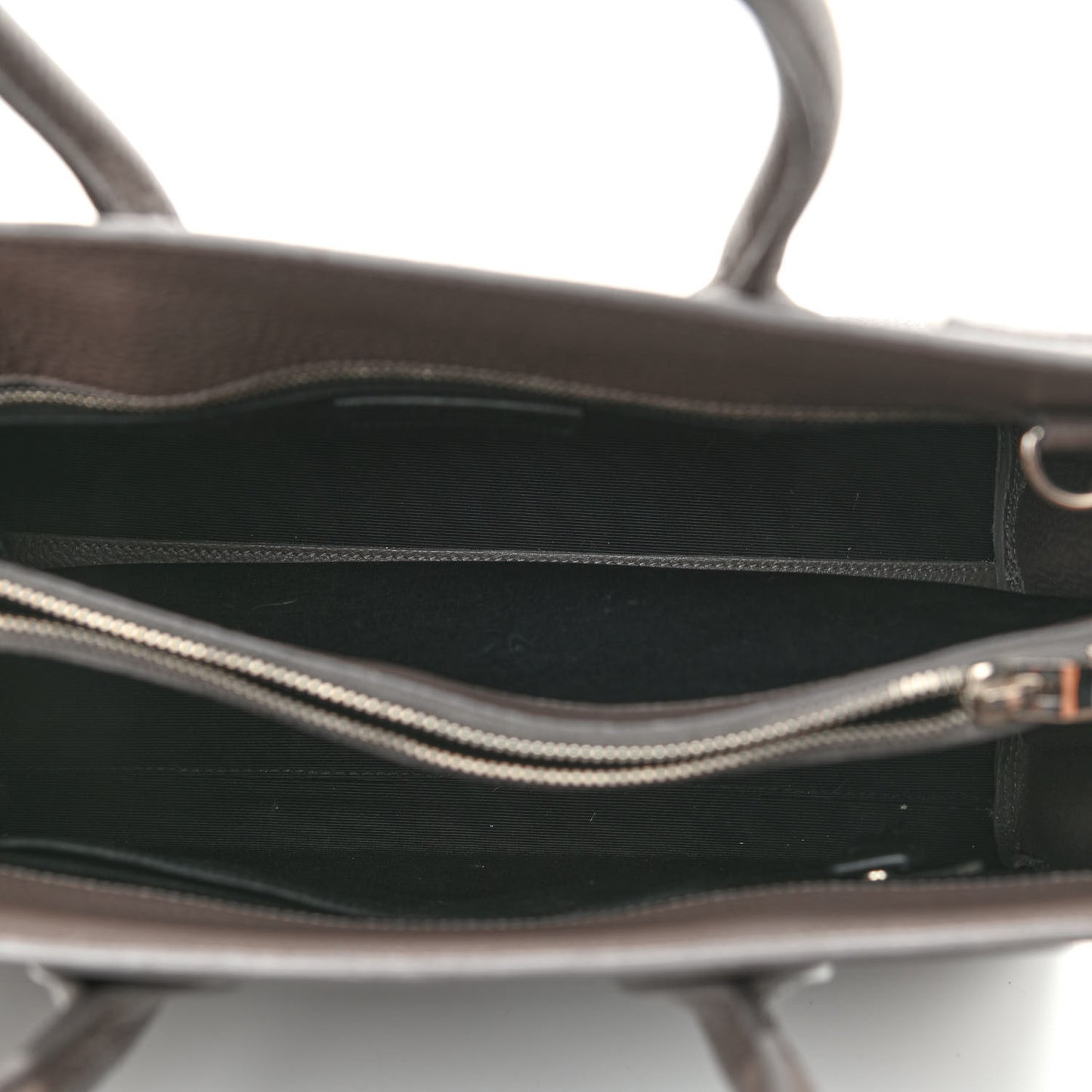 Grained Calfskin Small Sac De Jour Fog