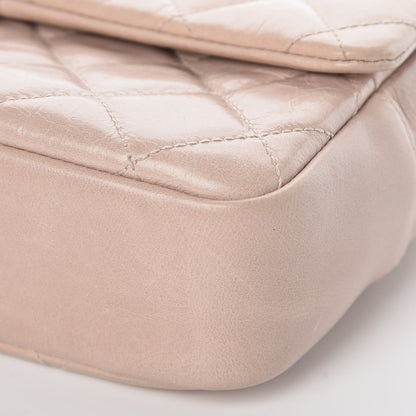 Chanel Glazed Calfskin Quilted Medium Duo Flap Beige 9 of 9