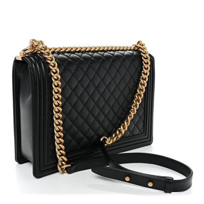 Chanel Caviar Quilted Large Boy Flap Black 3 of 10