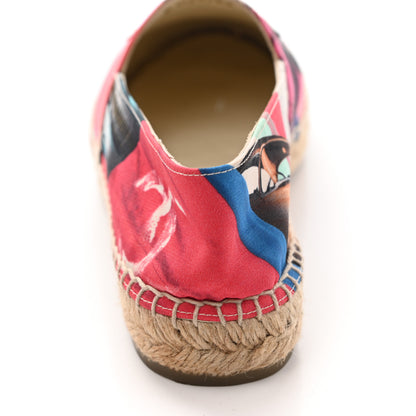 Chanel Fabric Patent CC Espadrilles 38 Multicolor Black 11 of 12