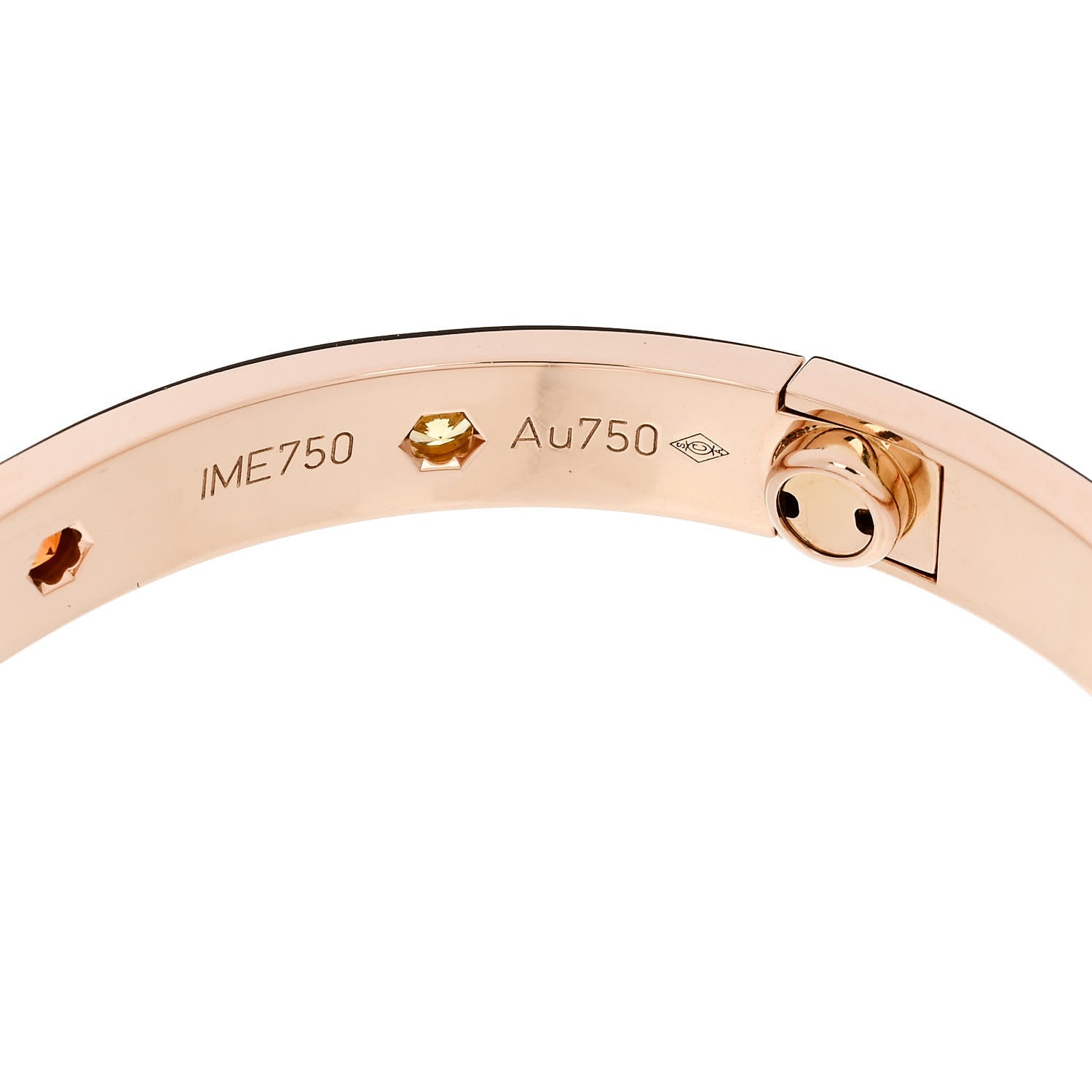 Cartier 18K Pink Gold Sapphire Garnet Amethyst LOVE Bracelet 16 6 of 8