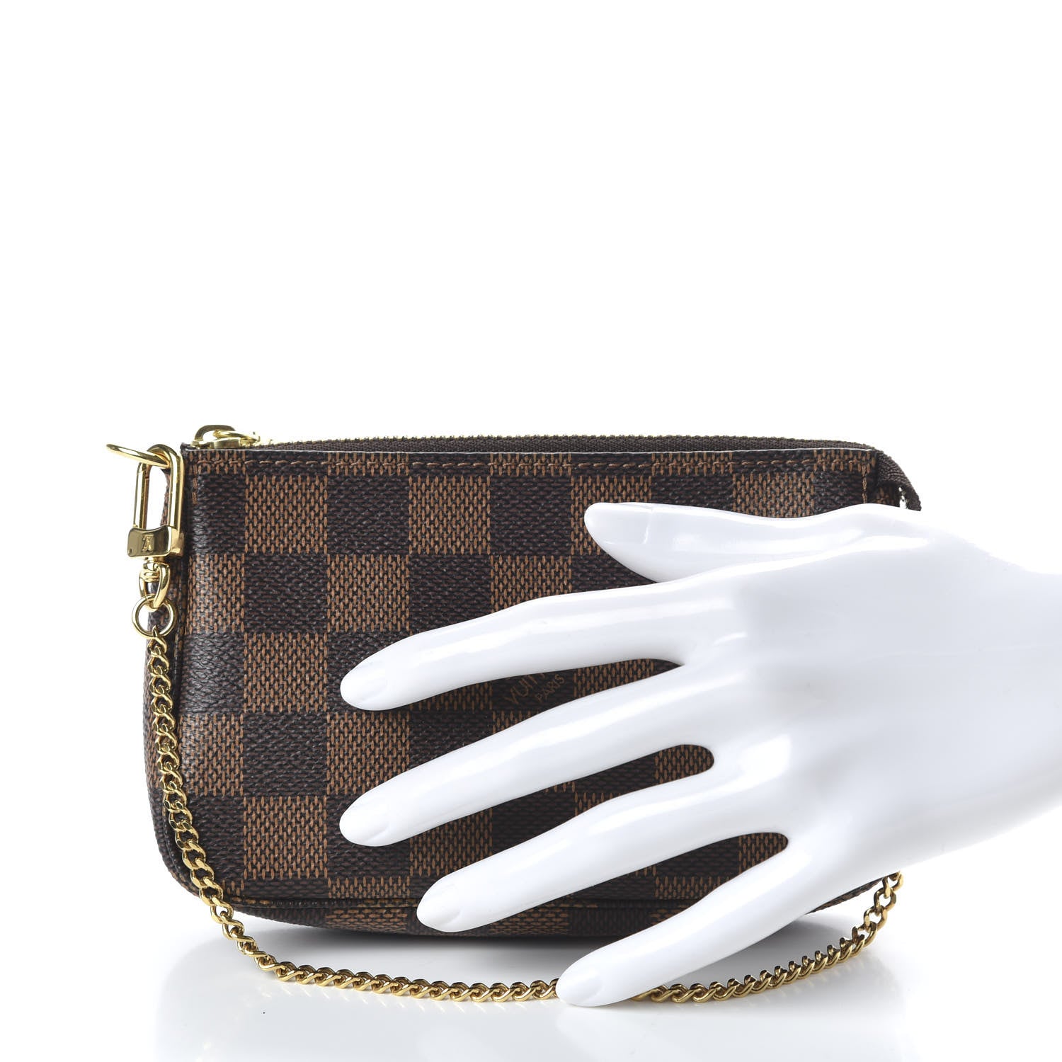 Louis Vuitton Damier Ebene Mini Pochette Accessories 2 of 10