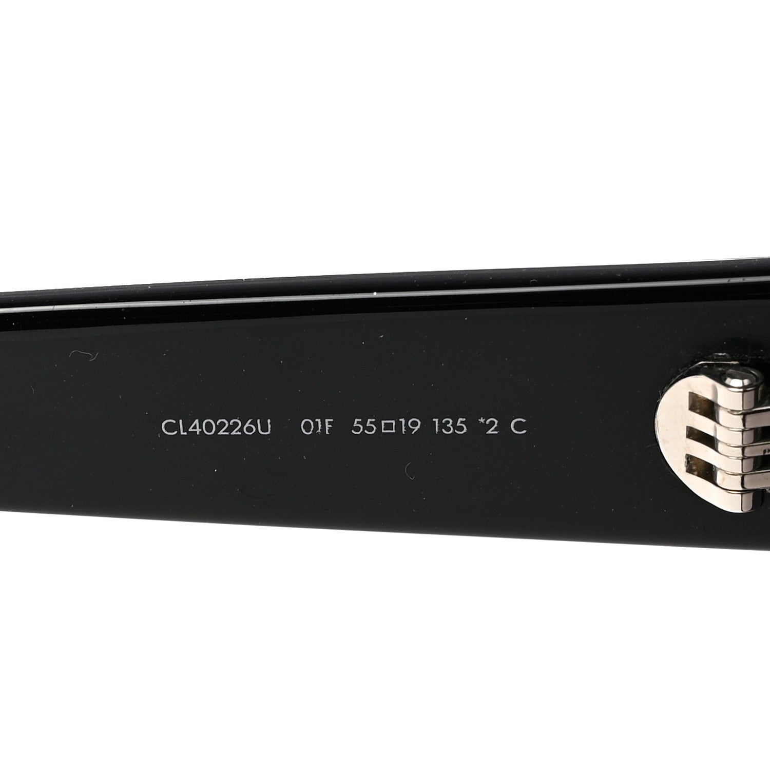 Celine Acetate Triomphe 01 Square Sunglasses CL 40226U Black 5 of 7