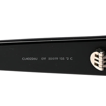 Celine Acetate Triomphe 01 Square Sunglasses CL 40226U Black 5 of 7
