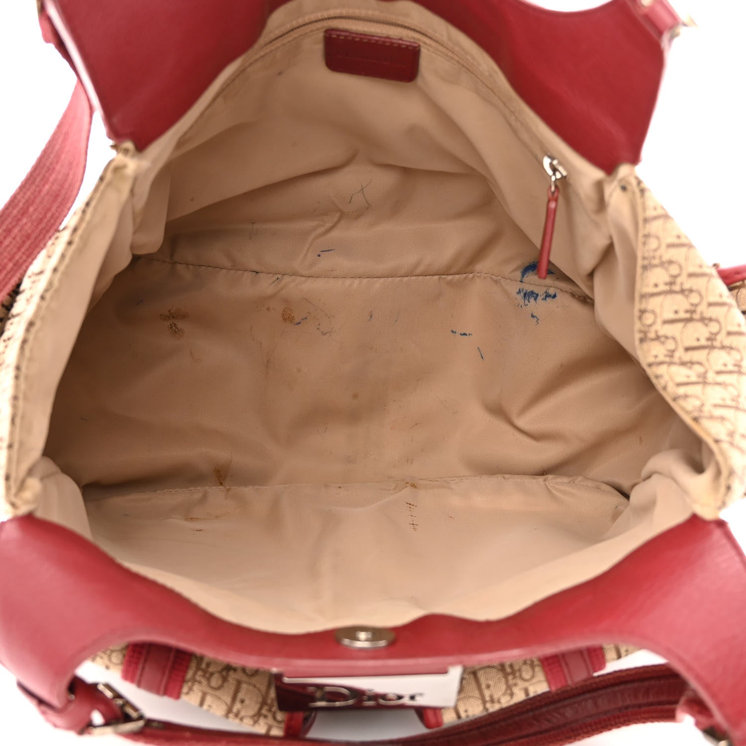 Christian Dior Diorissimo Hobo Red 5 of 18