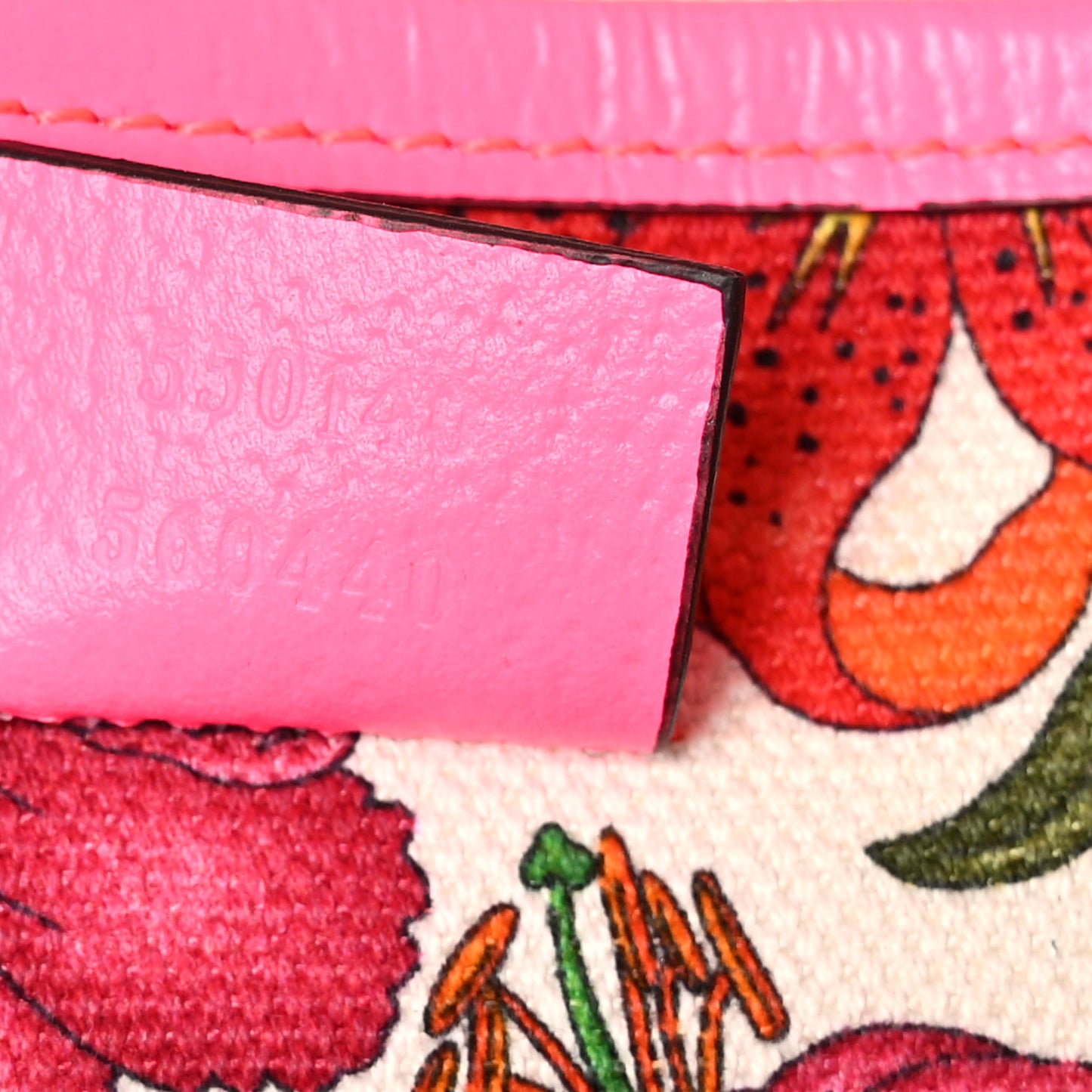 Canvas Large Flora Tote Pink Multicolor Fuchsia