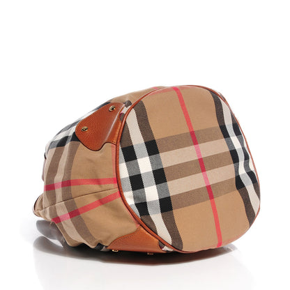 Burberry House Check Chain Strap Bucket Bag 4 of 8