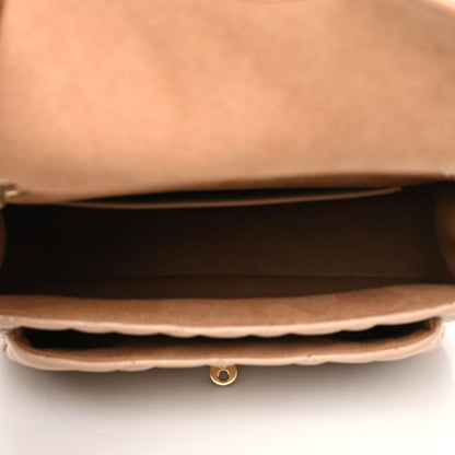 Mulberry Shiny Calfskin Quilted Small Darley Shoulder Bag Light Salmon 7 of 8