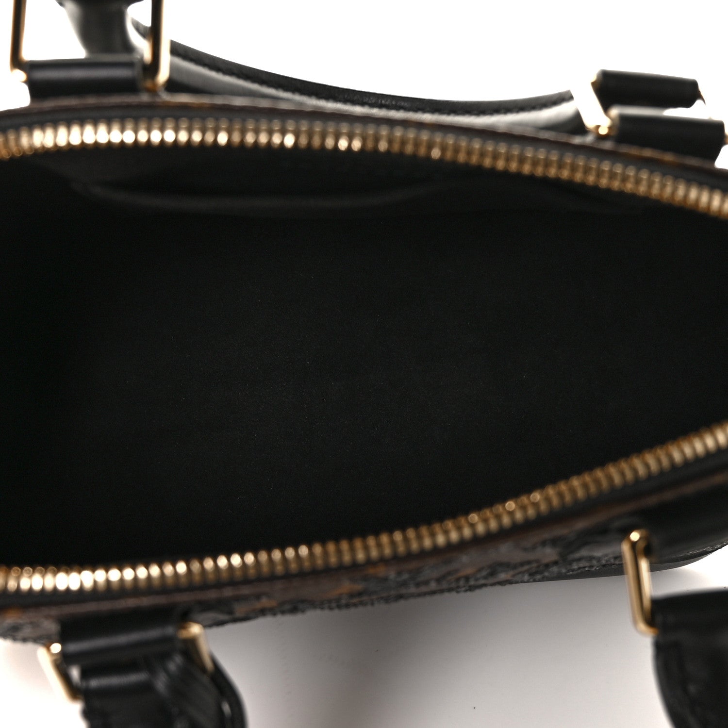 Louis Vuitton Monogram Sequins Eclipse Alma BB Black 6 of 7