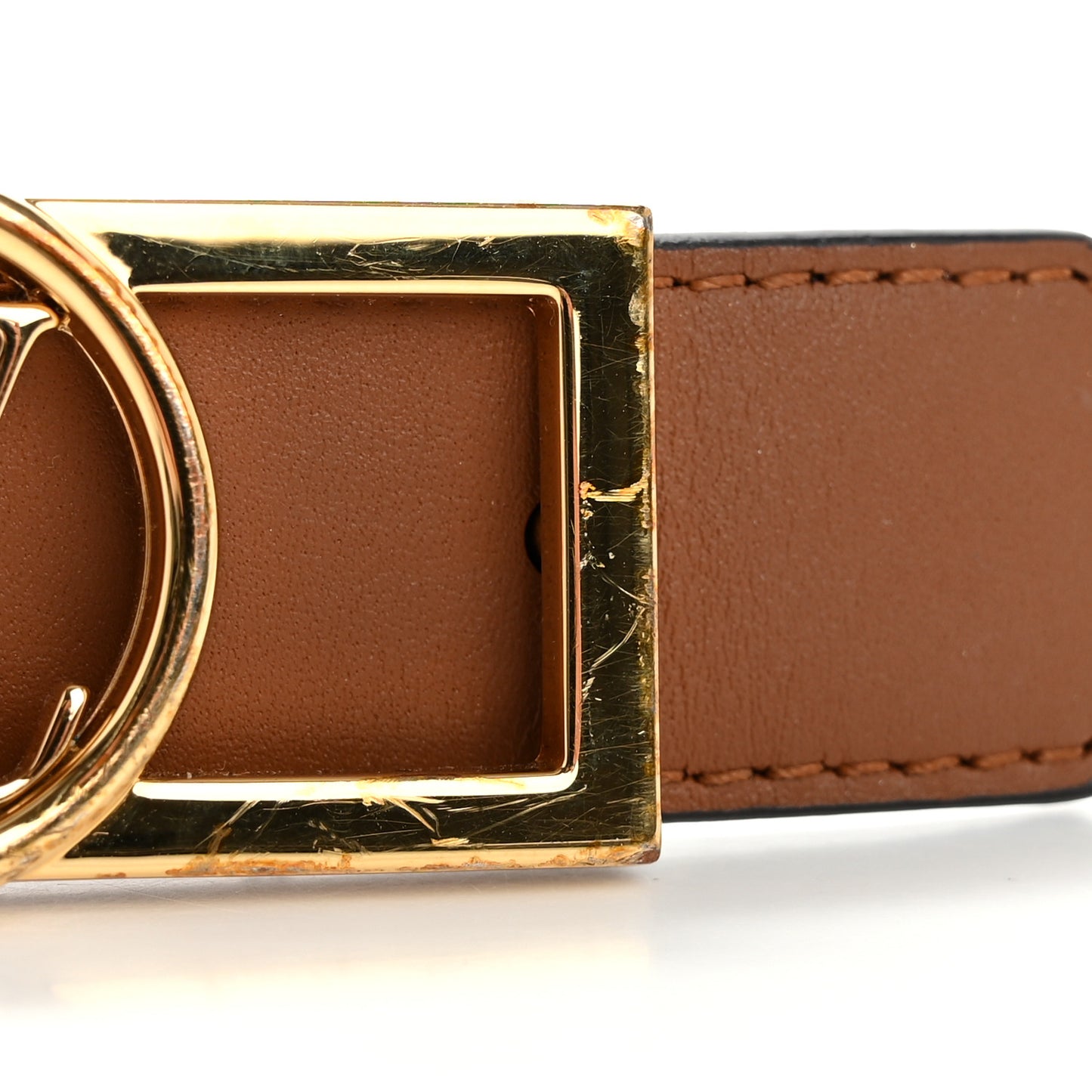 Monogram 25mm Dauphine Reversible Belt 80 32 Tan