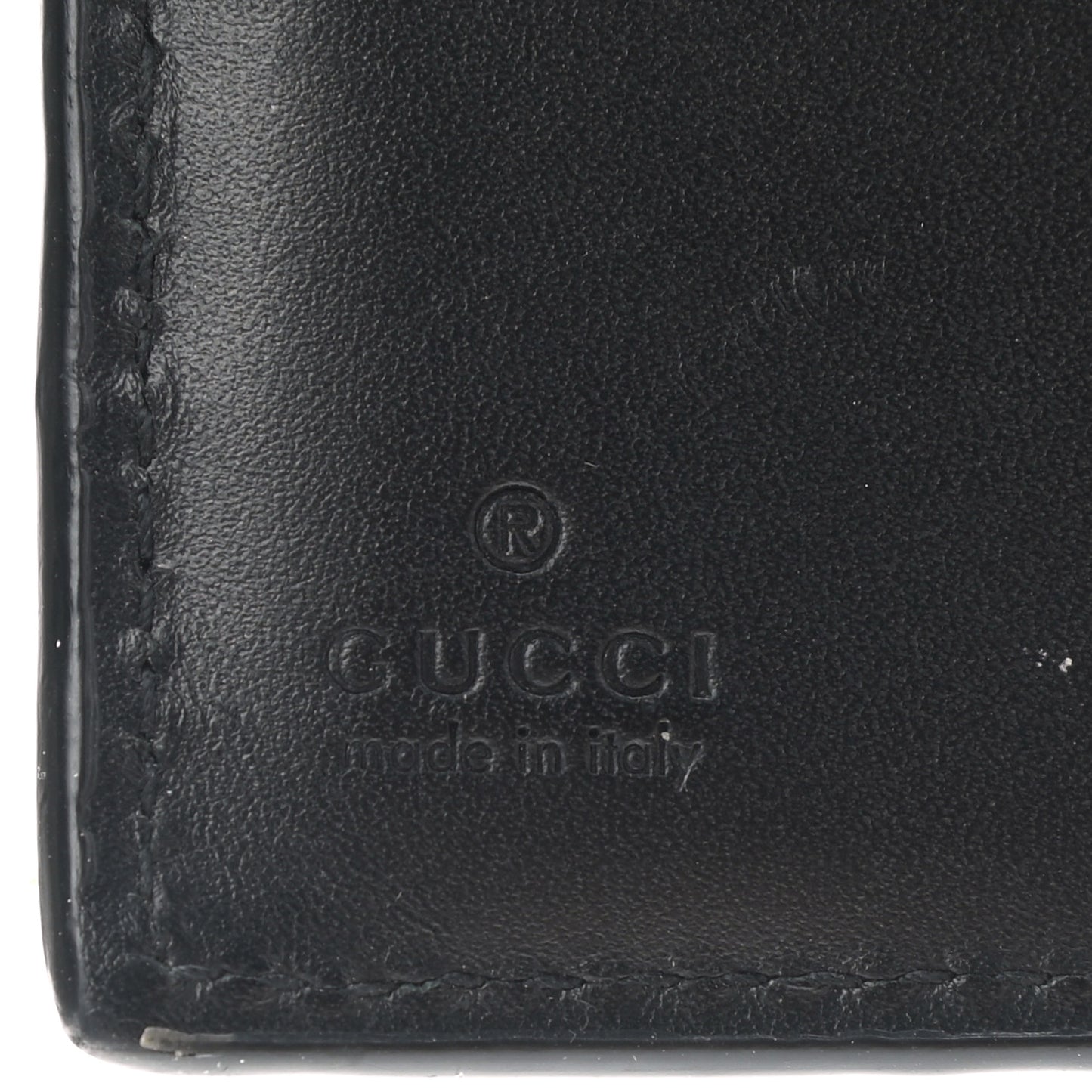 Guccissima Signature Dorian Bi-Fold Wallet Black
