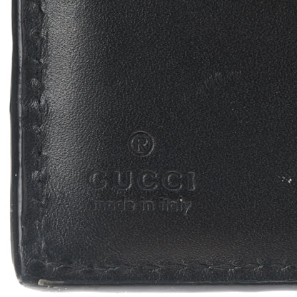 Gucci Guccissima Signature Dorian Bi-Fold Wallet Black 6 of 10
