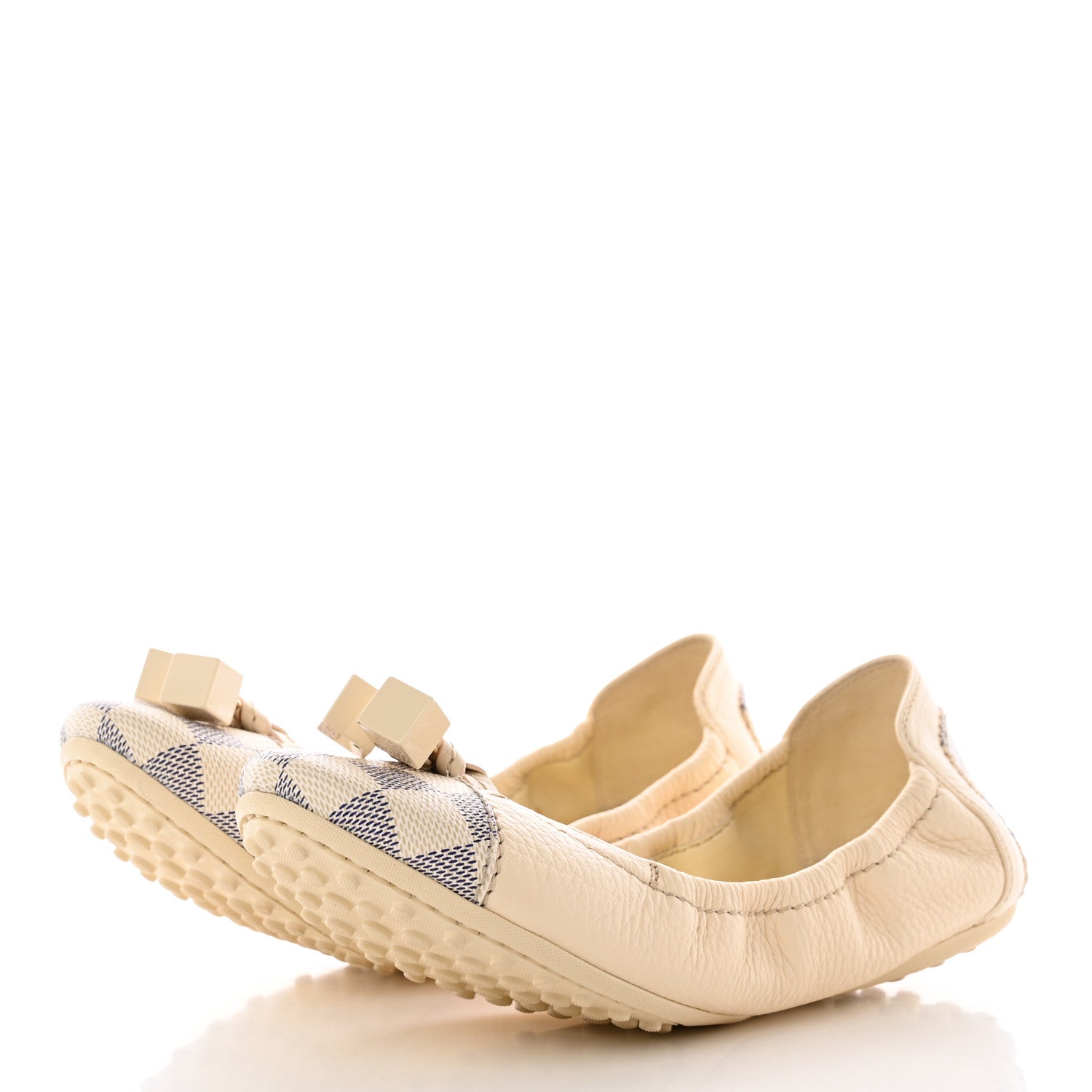 Louis Vuitton Damier Azur Lovely Ballet Flats 37.5 3 of 21