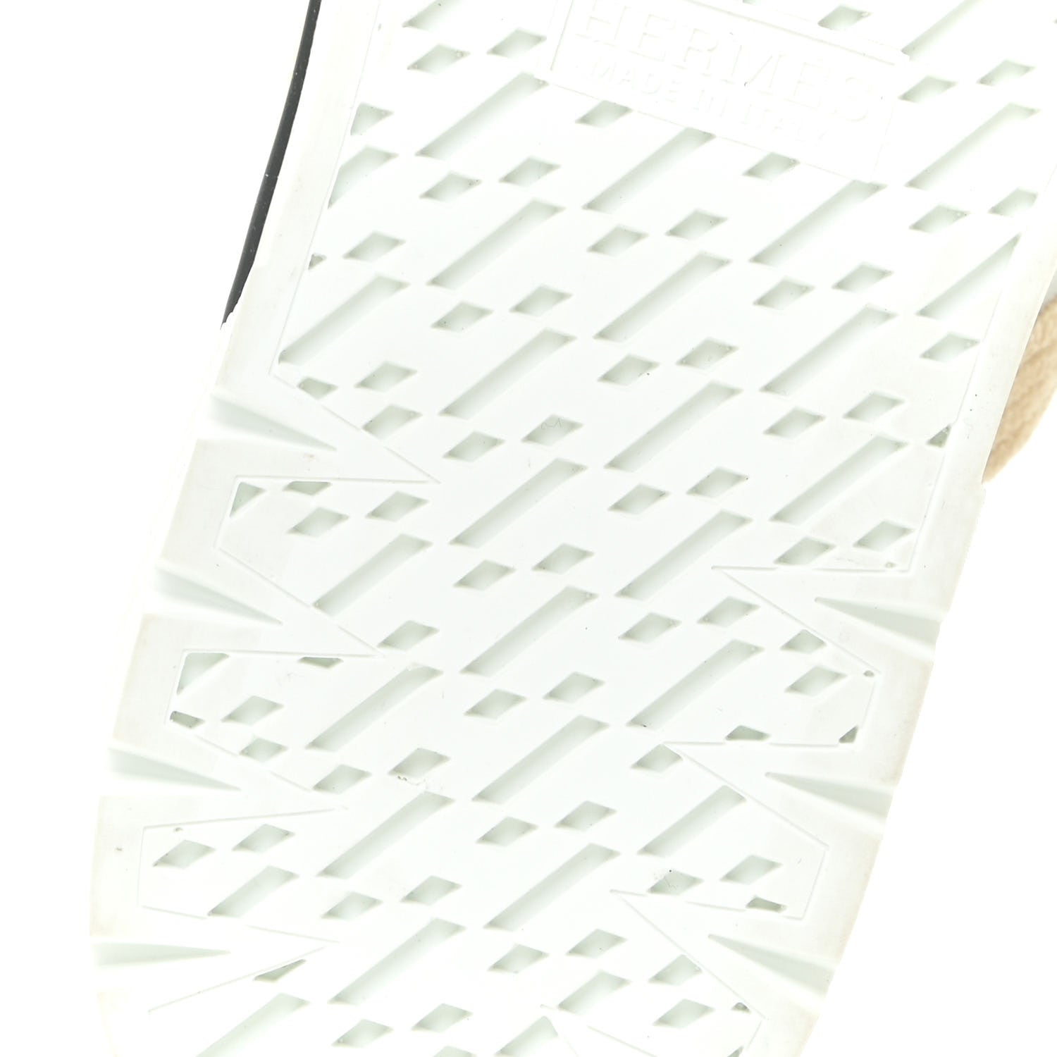 Hermes Calfskin Woolskin Dare Sneakers 36 White Ecru 9 of 14