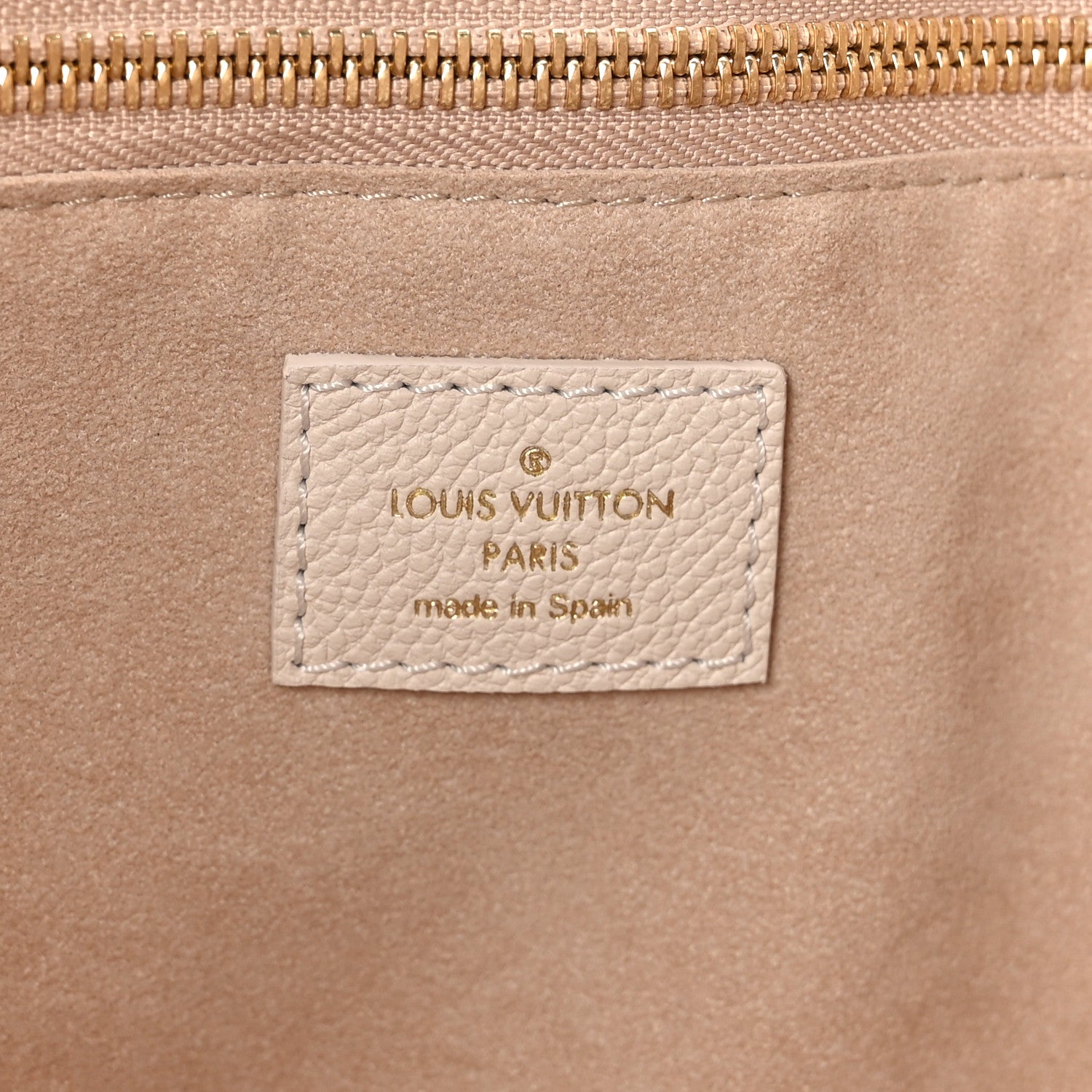 Louis Vuitton Empreinte Monogram Spring In The City Neverfull MM Kaki Beige Cream 6 of 8