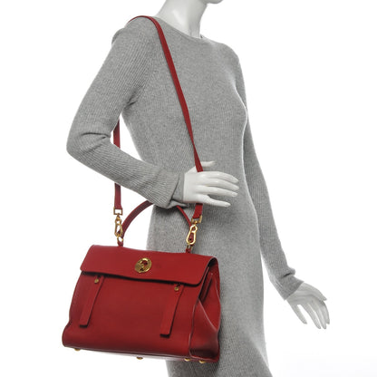 Saint Laurent Calfskin Medium Muse Two Red 2 of 6