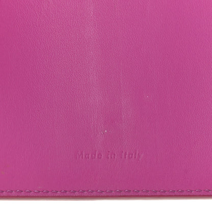 Celine Grained Calfskin Medium Multifunction Strap Wallet Magenta 7 of 14