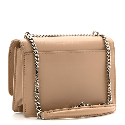 Saint Laurent Calfskin Monogram Sunset Chain Wallet Nude Powder 4 of 13