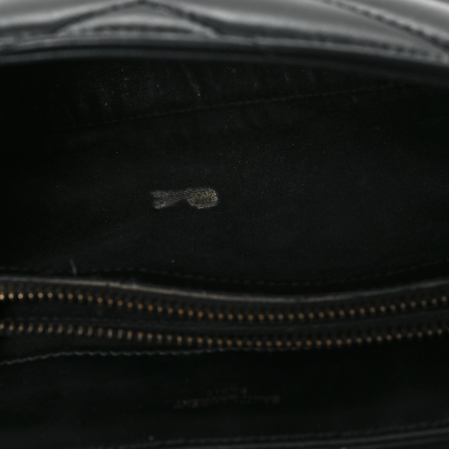 Saint Laurent Calfskin Y Quilted Monogram Monochrome Small Loulou Chain Satchel Black 12 of 12
