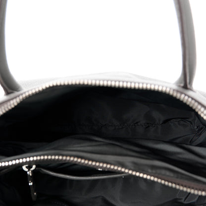 Miu Miu Goatskin Madras Top Handle Double Zip Tote Marmo 6 of 15
