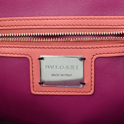 Bulgari Calfskin Quilted Serpenti Forever Backpack Pink 6 of 11