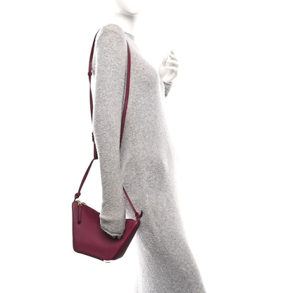 Loewe Calfskin Mini Hammock Hobo Raspberry 2 of 9