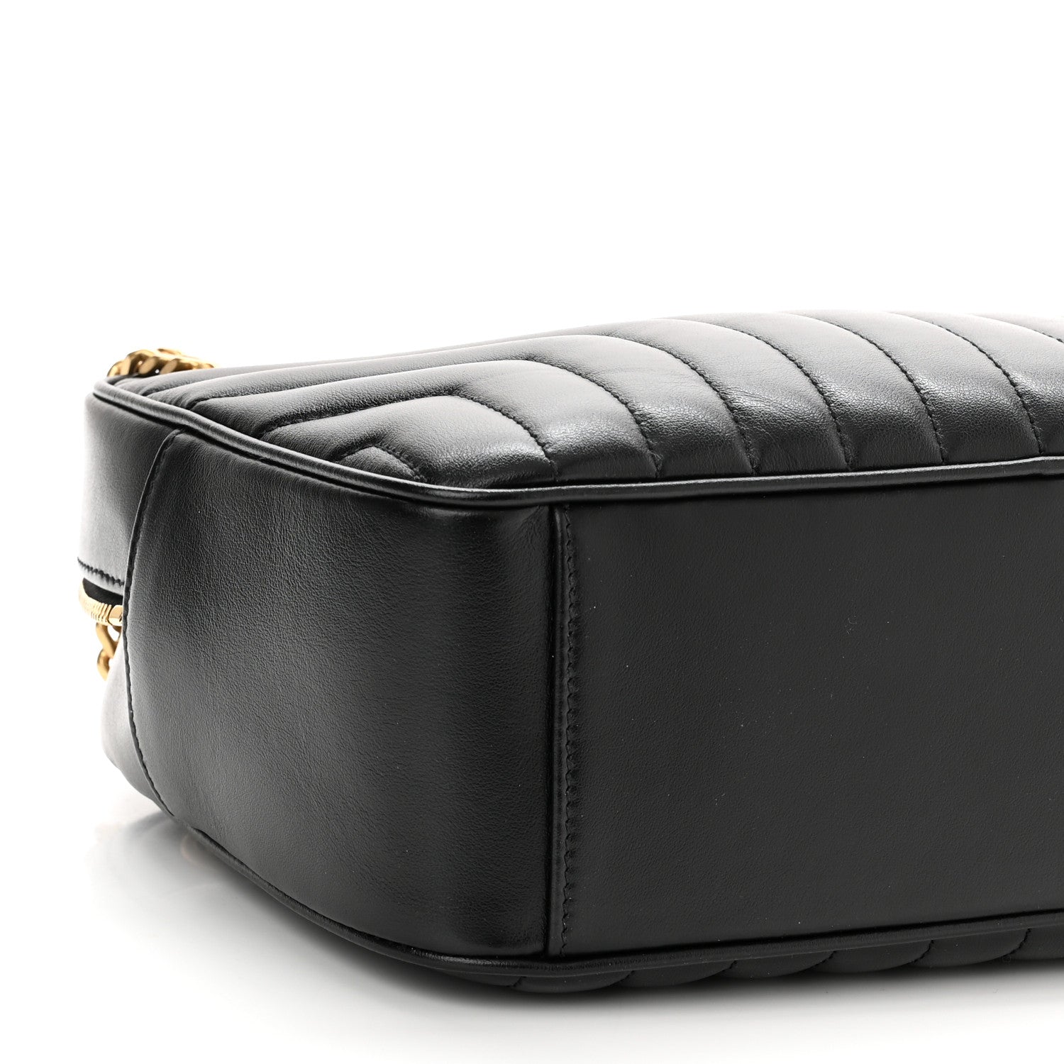 Saint Laurent Calfskin Matelasse Joan Camera Bag Black 9 of 10