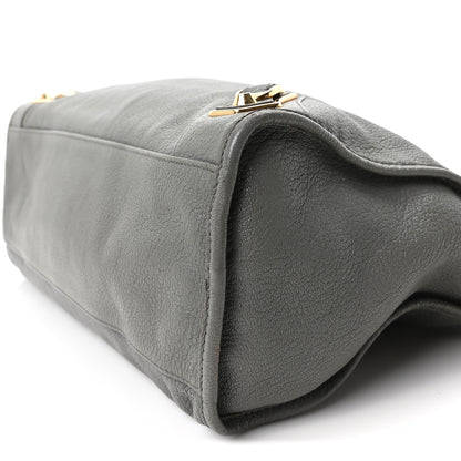 Balenciaga Chevre Gold Metallic Edge Hardware City Gris Acier 10 of 10