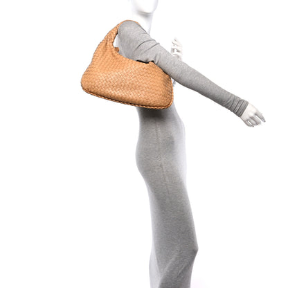 Bottega Veneta Nappa Intrecciato Embossed Medium Veneta Hobo Camel 3 of 15