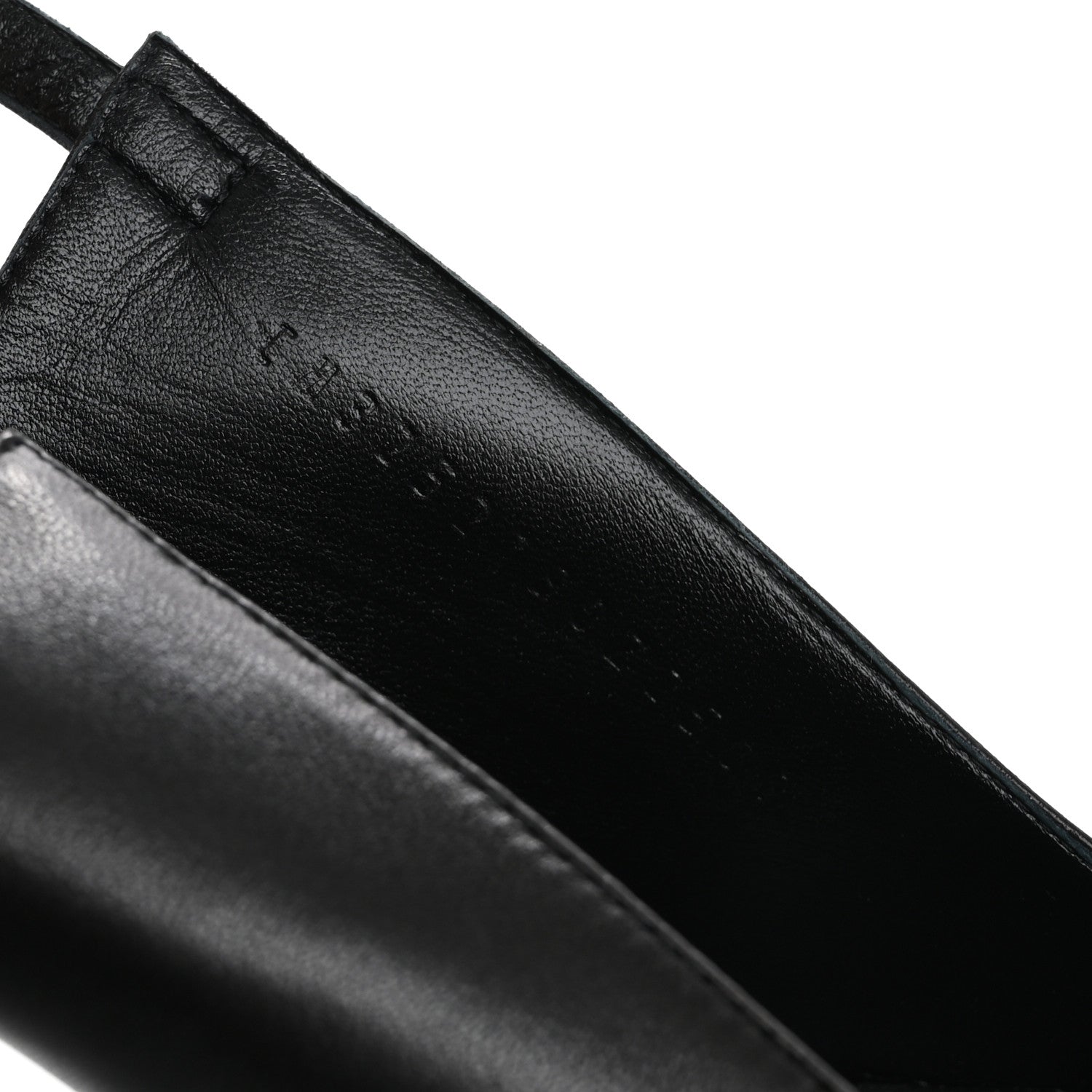 Hermes Nappa Lover 80 Slingback Pumps 36 Black 9 of 9