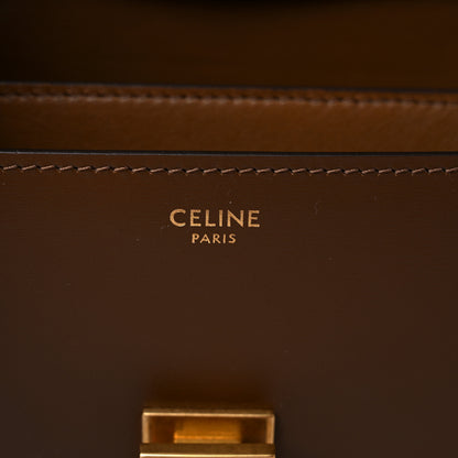 Celine Box Calfskin Teen Classic Box Flap Bag Camel 6 of 10