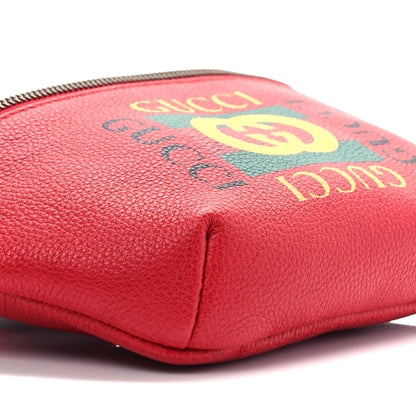 Gucci Grained Calfskin Small Logo Belt Bag Hibiscus Red 8 of 9
