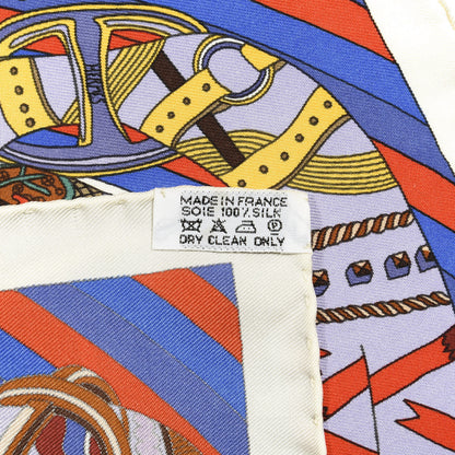Hermes Silk Mademoiselle Soie Pocket Square Scarf 3 of 3
